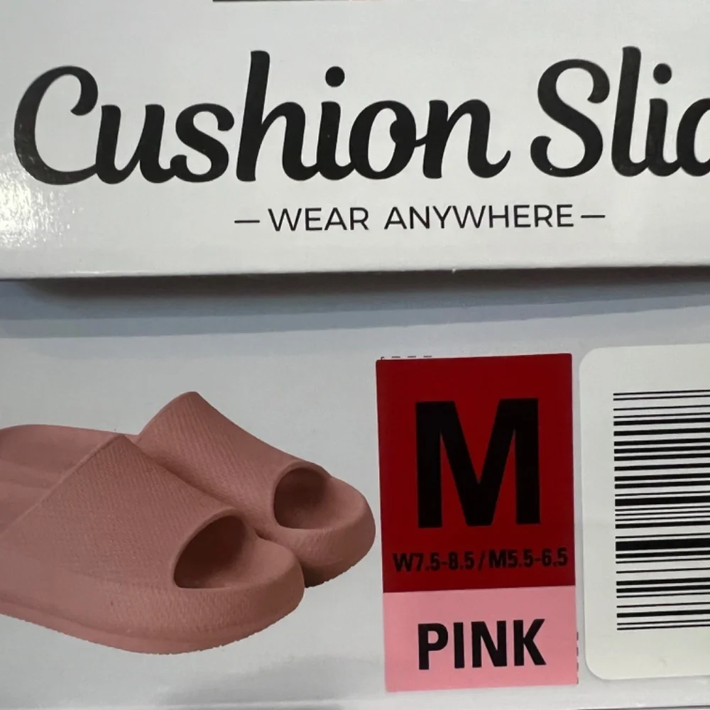 New 32 Degrees Cool Cushion Slides Slippers Sandals Shower Shoes Unisex Pink - Picture 9 of 10